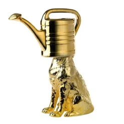 Wolf Watering Can Gold